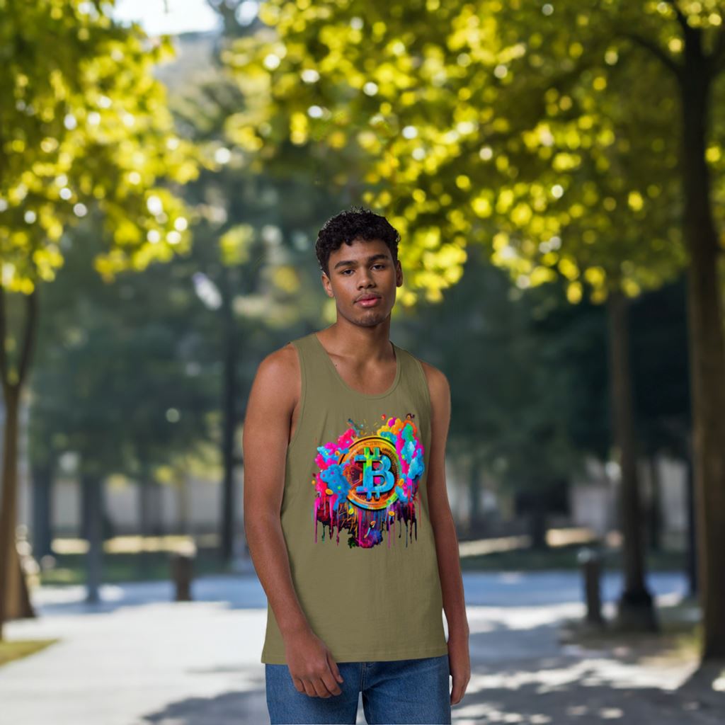 Bitcoin Maxi - Cryptocurrencies Collection - Men’s premium tank top