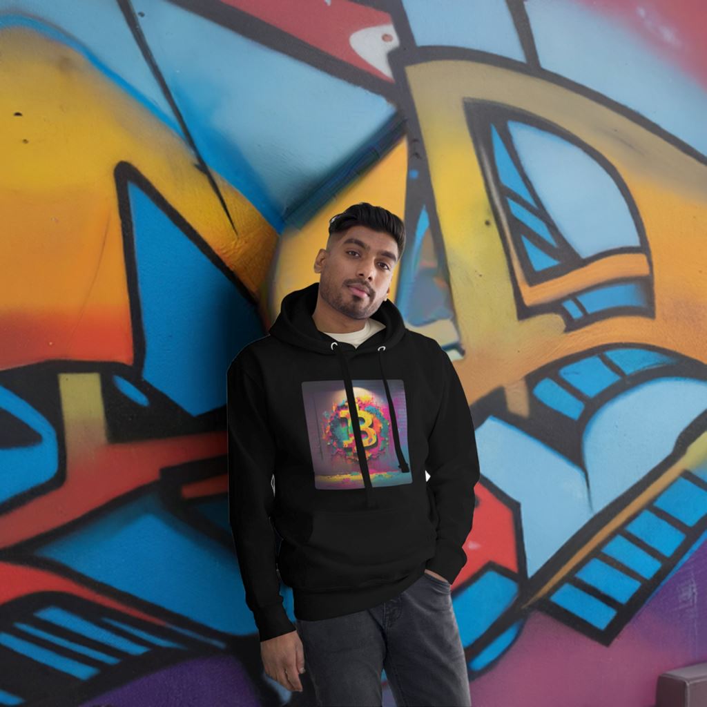 Bitcoin Mosaic - Cryptocurrencies Collection - Unisex Hoodie