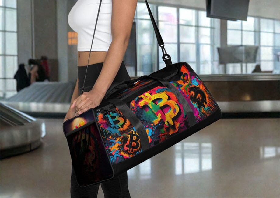 Bitcoin Nomad - Cryptocurrencies Collection - Duffle bag