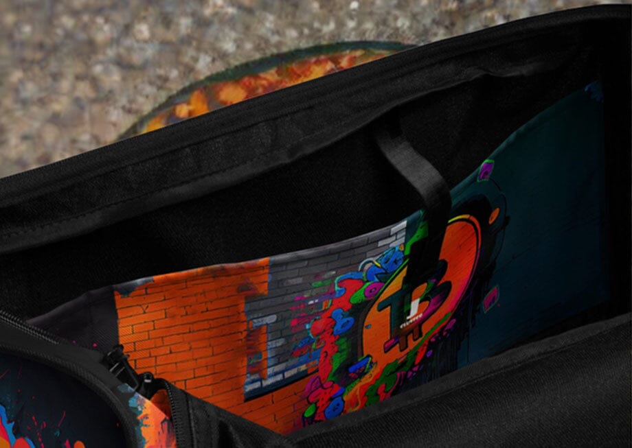 Bitcoin Nomad - Cryptocurrencies Collection - Duffle bag