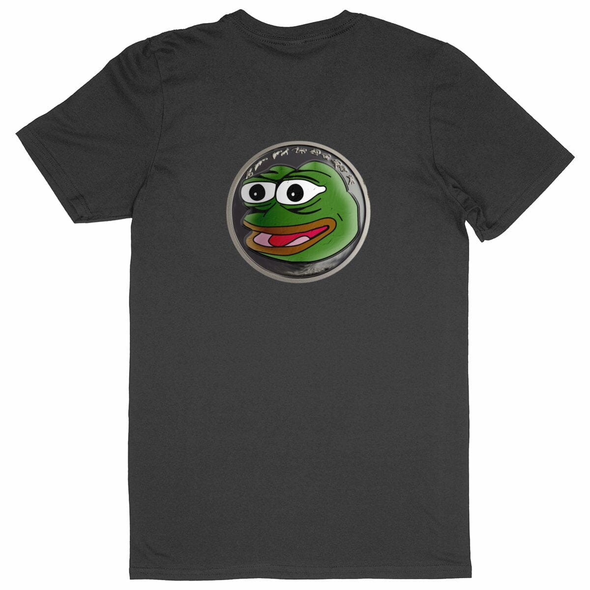 Pepe be nice man - 100% organic cotton - Men`s V-neck T-shirt basic Black S