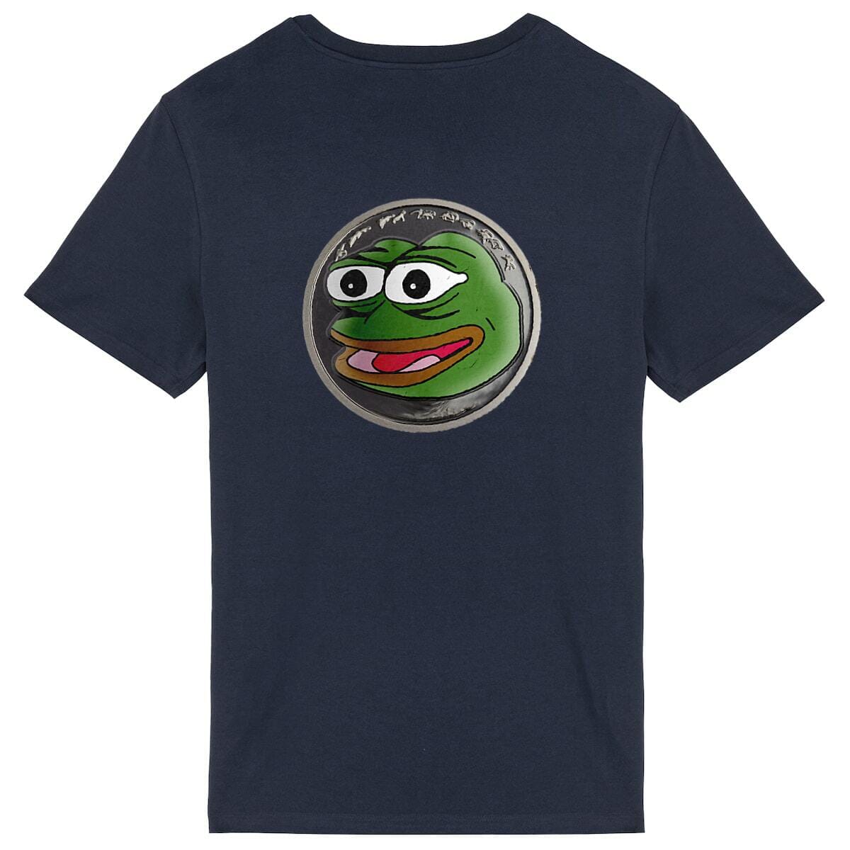 Pepe be nice man - 100% organic cotton - Unisex T-shirt basic Navy XS