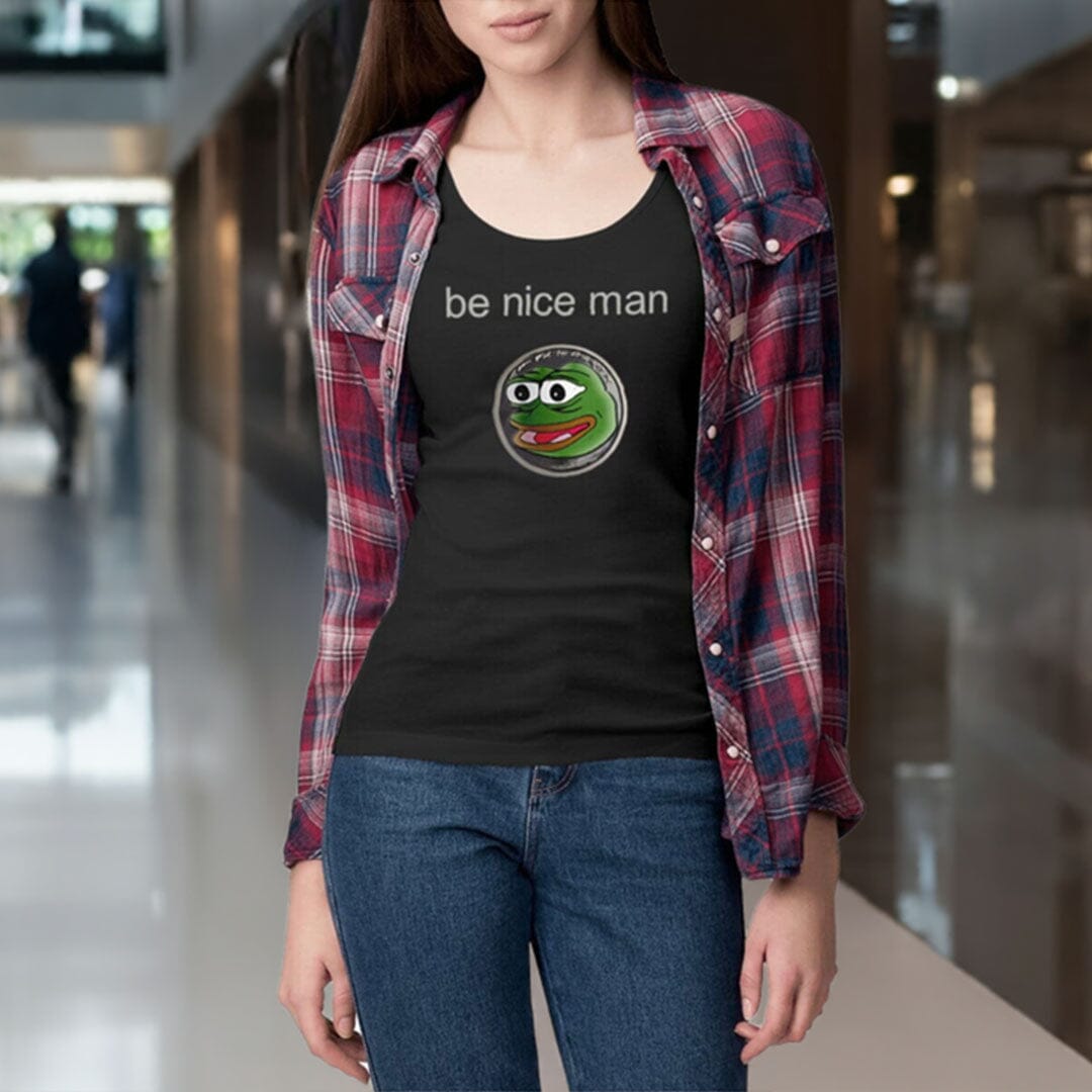 Pepe be nice man - 100% organic cotton - Women's Tank Top basic