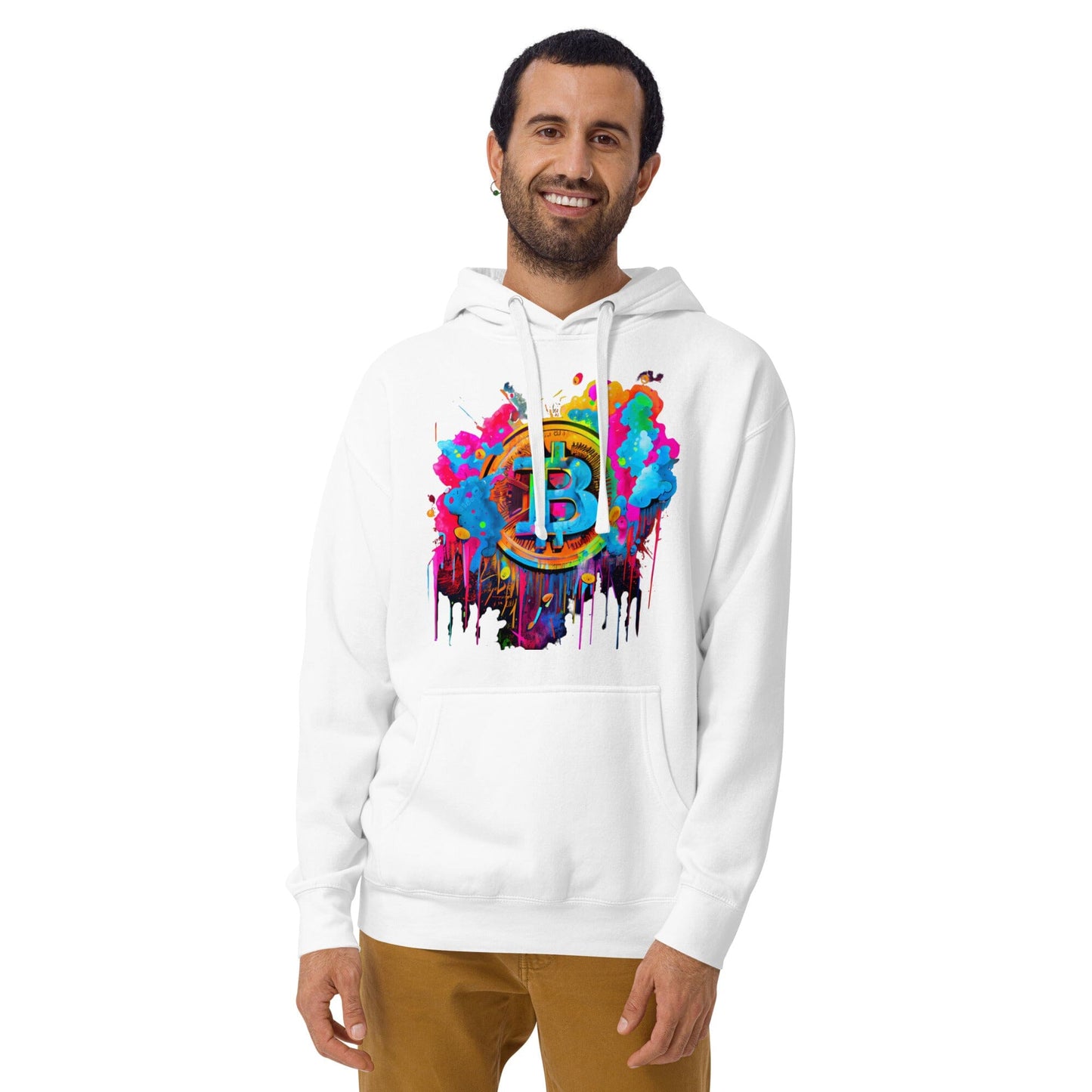 Bitcoin Maxi - Cryptocurrencies Collection - Unisex Hoodie JclustersShoppeofFineWares White S