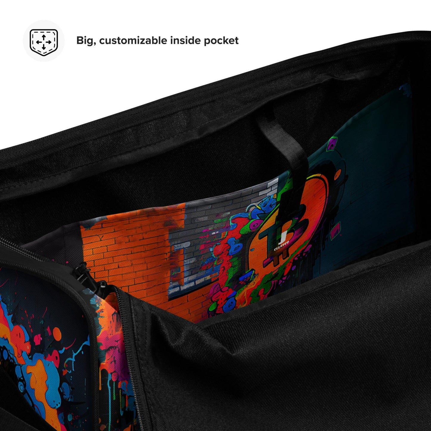 Bitcoin Nomad - Cryptocurrencies Collection - Duffle bag JclustersShoppeofFineWares
