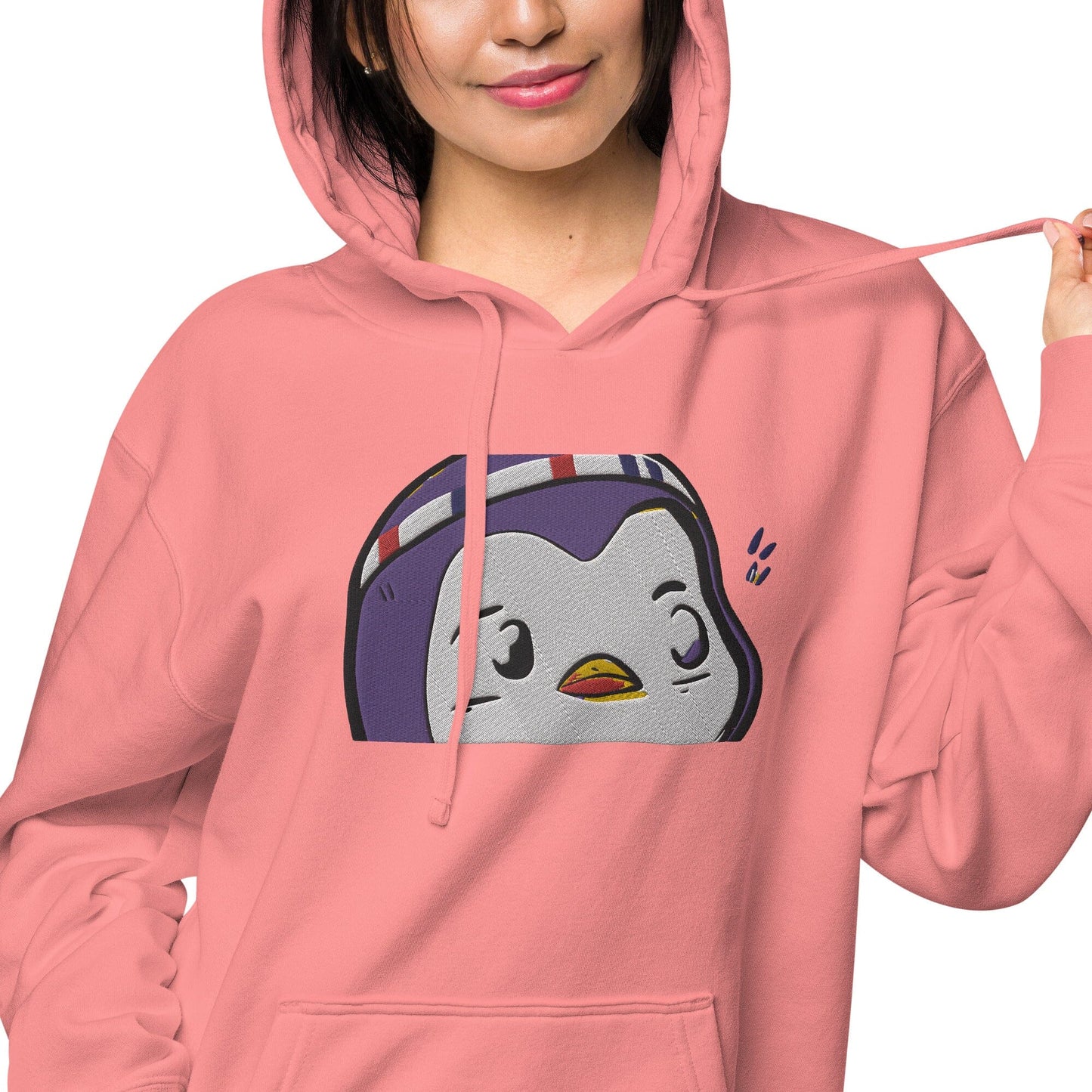 Chunky Penguin Independent - Animal PFP Collection - Unisex pigment-dyed hoodie JclustersShoppeofFineWares