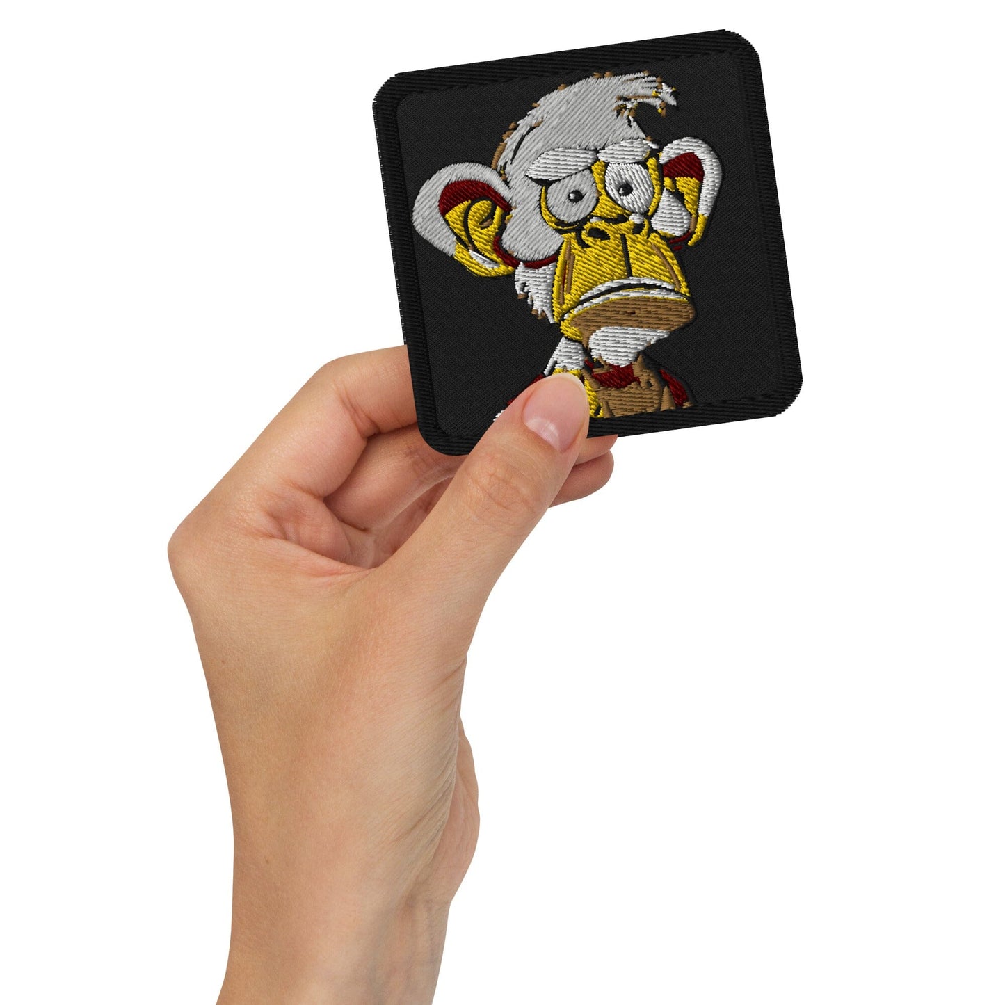 Concerned Ape P(atch)FP - Animal PFP Collection - Embroidered patches JclustersShoppeofFineWares