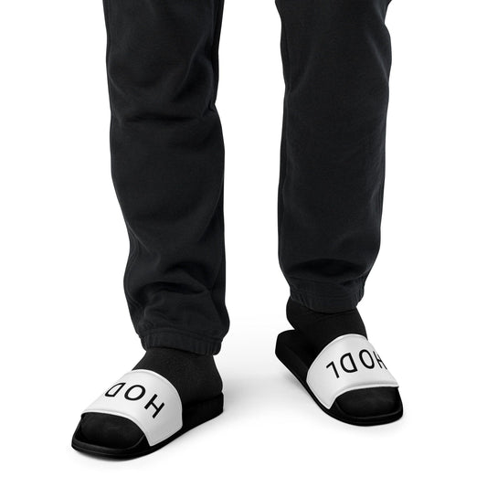 HODL - Men’s slides JclustersShoppeofFineWares Black 6.5