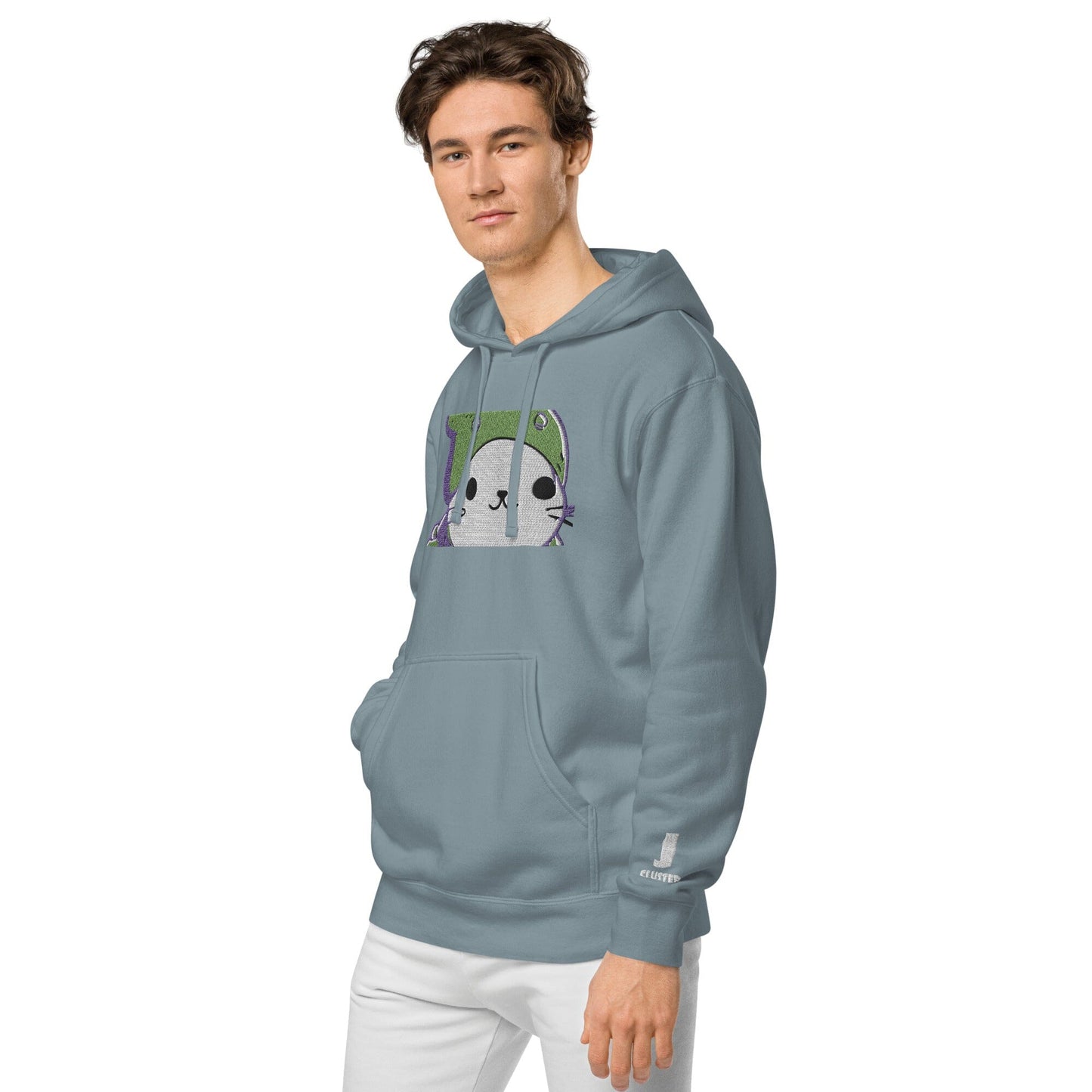 Silly Seal Independent - Animal PFP Collection - Unisex pigment-dyed hoodie JclustersShoppeofFineWares