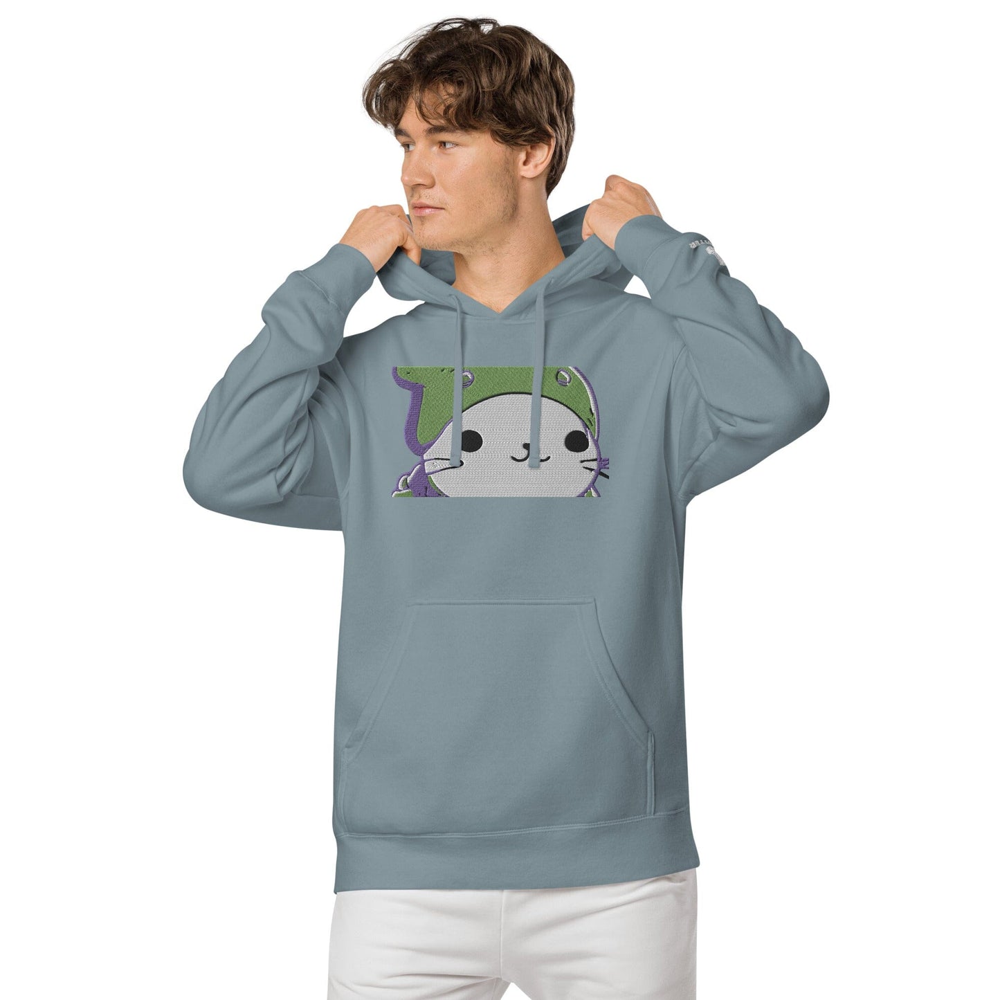Silly Seal Independent - Animal PFP Collection - Unisex pigment-dyed hoodie JclustersShoppeofFineWares