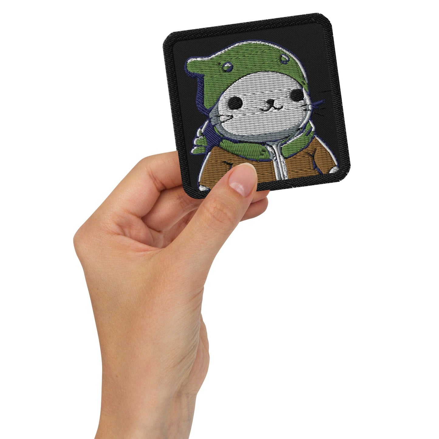 Silly Seal P(atch)FP - Animal PFP Collection - Embroidered patches JclustersShoppeofFineWares