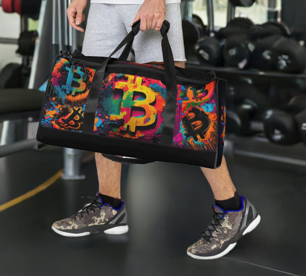 Bitcoin Nomad - Cryptocurrencies Collection - Duffle bag 