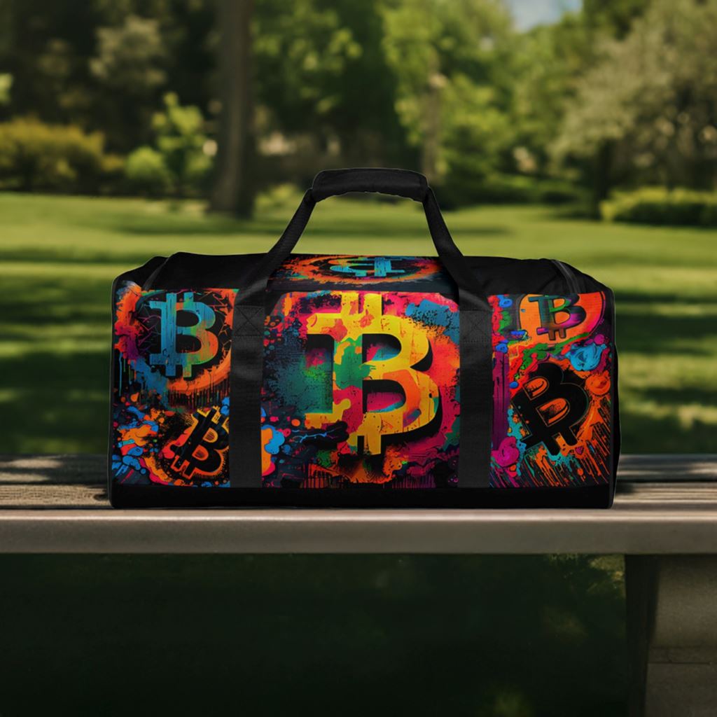 Bitcoin Nomad - Cryptocurrencies Collection - Duffle bag 