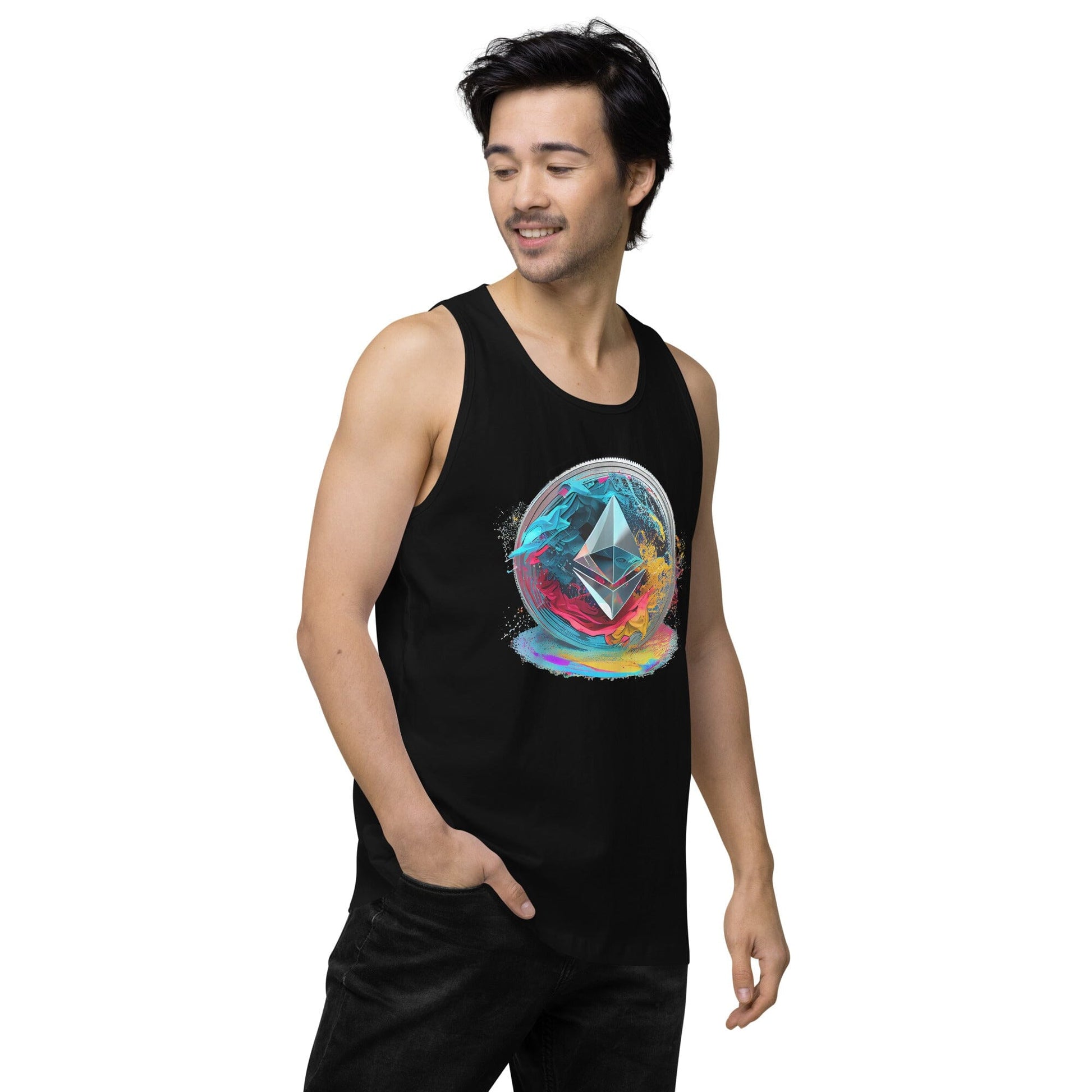 ETH Maxi - Cryptocurrencies Collection - Men’s premium tank top JclustersShoppeofFineWares 