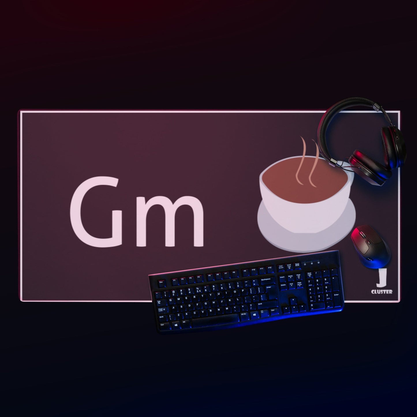 GmCoffee - Gm Cult Collection - Gaming mouse pad JclustersShoppeofFineWares 