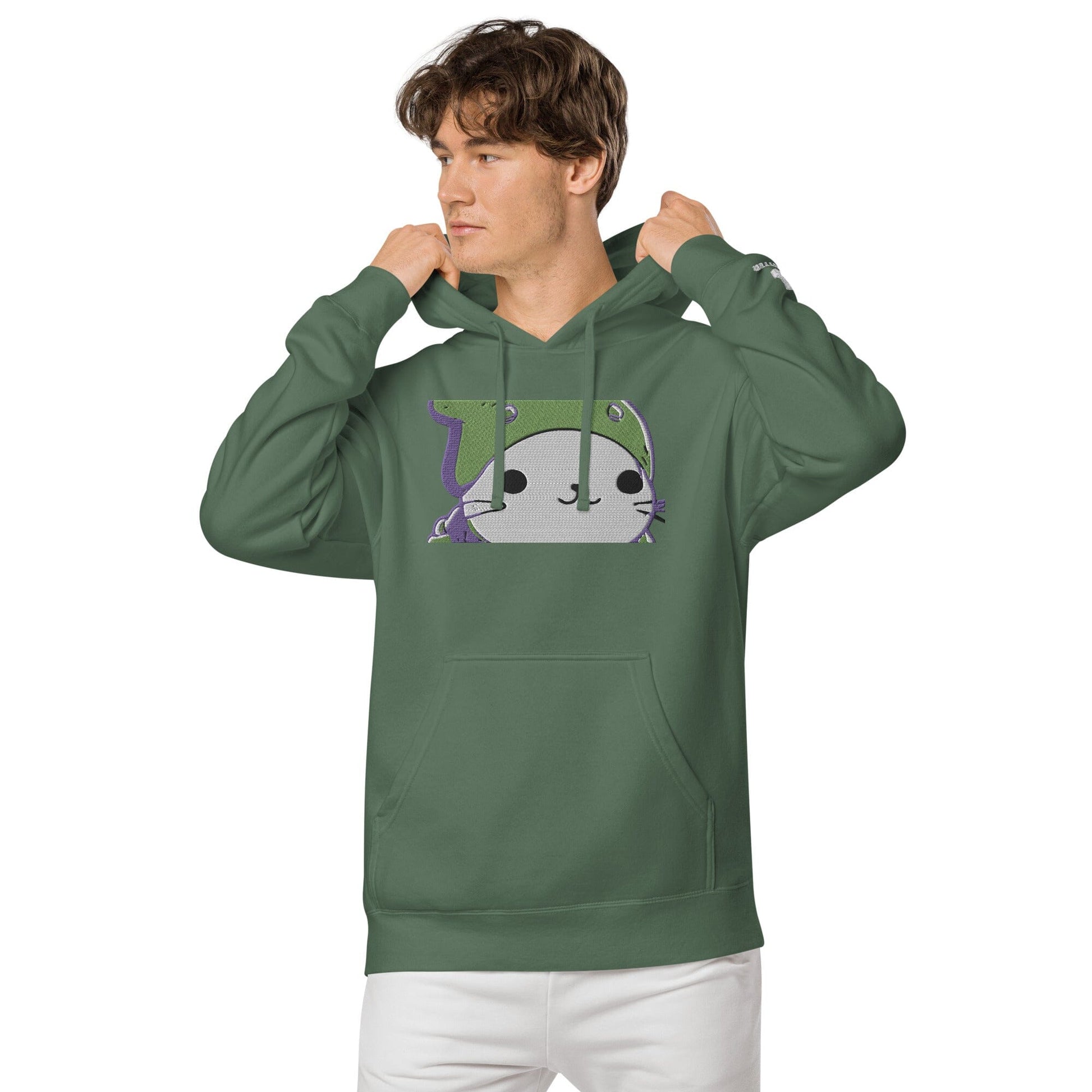 Silly Seal Independent - Animal PFP Collection - Unisex pigment-dyed hoodie JclustersShoppeofFineWares 