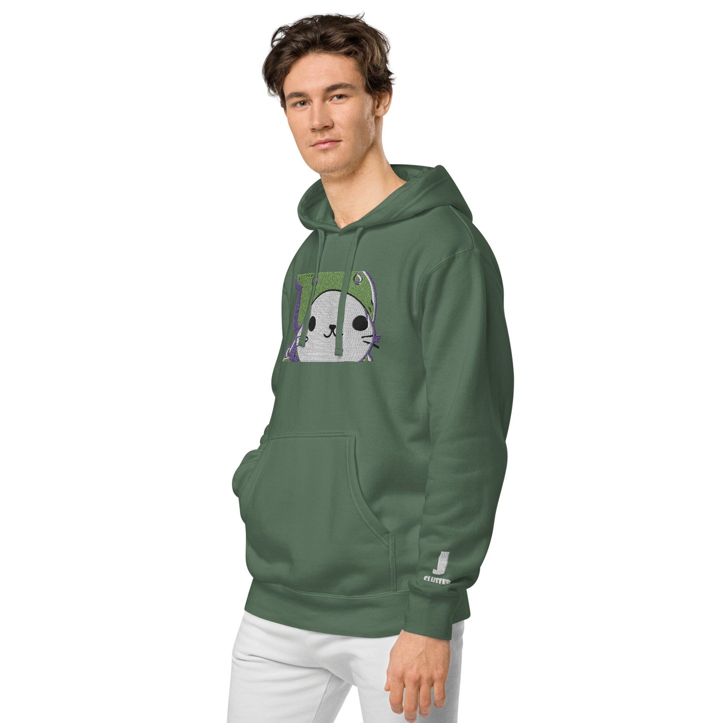 Silly Seal Independent - Animal PFP Collection - Unisex pigment-dyed hoodie JclustersShoppeofFineWares 